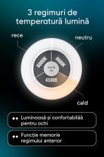 Aspirator profesional pentru praf de unghii, cu absorbție de sus
