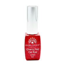 Гель лак котяче око Cherry Red Cat Eye Global Fashion, 8мл, 001