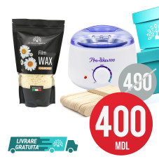 Воскоплав ProWax 100 + воск 450 г + 50 шпателей