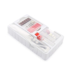 Pilă electrică pentru manichiură cu baterie YA03-003, 20000 rpm, albă