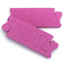 Finger Spacers, bright pink, 1 pair