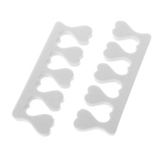Finger Spacers, white, 1 pair