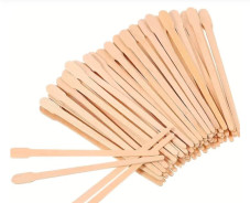 Wooden spatulas narrow, for eyebrows 100 pcs.