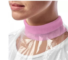 Pack of paper collars with Velcro, 5 rolls of 100 pcs. pink color