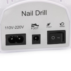 Аппарат для маникюра и педикюра BEE NAILS, 202D, с дисплеем, 65w, 45000 об, белый