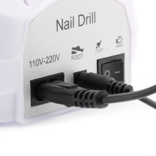 Аппарат для маникюра и педикюра BEE NAILS, 202D, с дисплеем, 65w, 45000 об, белый