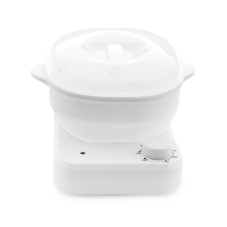 Воскоплав Wax Warmer силикон, с подставкой, белый цвет