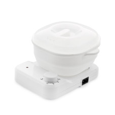 Воскоплав Wax Warmer силикон, с подставкой, белый цвет