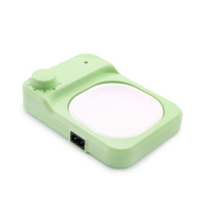 Wax Warmer silicone wax melter, with stand, green color