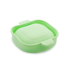 Воскоплав Wax Warmer силикон, с подставкой, зелёный цвет