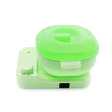 Воскоплав Wax Warmer силикон, с подставкой, зелёный цвет