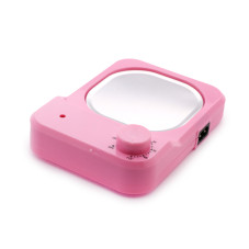 Воскоплав Wax Warmer силикон, с подставкой, розовый цвет Воскоплав Wax Warmer силикон, с подставкой, розовый цвет