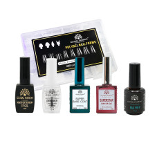 Professional nail extension kit with reusable tips - Global Fashion