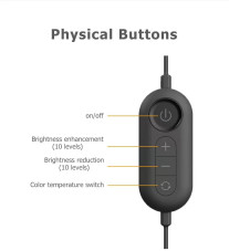 Бестеневая настольная лампа Global Fashion, white