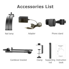 Бестеневая настольная лампа Global Fashion, white