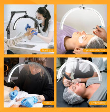 Бестеневая настольная лампа Global Fashion, white