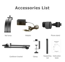 Бестеневая настольная лампа Global Fashion, white