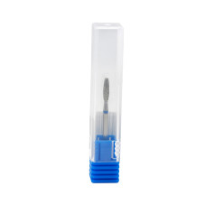 Duză pentru cuticule de diamant, flacără rotunjită, brâu albastru 244 / 025B