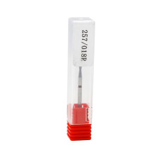 Duză de diamant pentru cuticulă,  flacără, brâu roșu 257 / 018R
