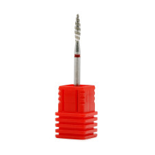 Cuticle brush head, tornado, flame, red notch 263LX / 023R