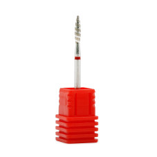 Cuticle brush head, tornado, flame, red notch 263LX / 023R