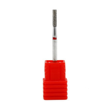 Diamond cuticle brush head, cylinder, red notch 837111023R Diamond cuticle brush head, cylinder, red notch 837111023R