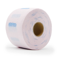 Pack of paper collars with Velcro, 5 rolls of 100 pcs. pink color