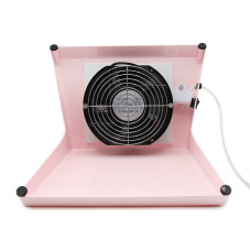 Extractor de manichiură Max Fan 100W, culoare roz