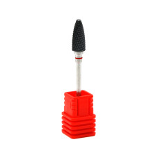 Duză ceramică neagră, brâu roșu 6410701