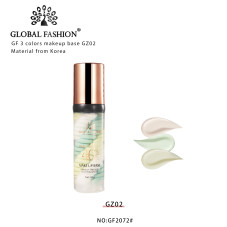 База под макияж Global Fashion, 3 Spiral Skin Care 3 color makeup,  c SPF 40, GZ02