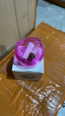 Drill bit organizer, pink + brush bit