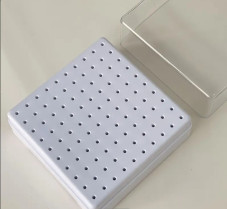 Drill bit holder (fits 100 bits), white