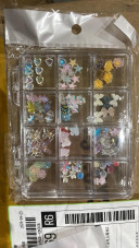 Set of volumetric 3D nail art decorations D-4