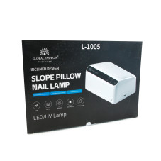 Лампа для ногтей LED/UV, Global Fashion, с подушкой-подлокотником  L-1005, 120W, white Лампа для ногтей LED/UV, Global Fashion, с подушкой-подлокотником  L-1005, 120W, white