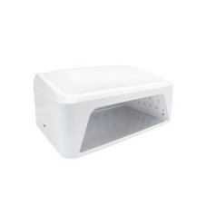Лампа для нігтів LED/UV, L-1005, 120W Global Fashion, з подушкою-підлокітником, white
