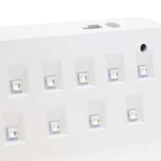 Лампа для ногтей LED/UV, Global Fashion, с подушкой-подлокотником  L-1005, 120W, white Лампа для ногтей LED/UV, Global Fashion, с подушкой-подлокотником  L-1005, 120W, white