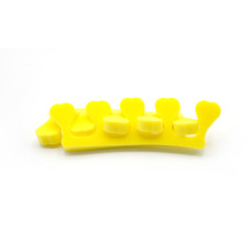 Finger Spacers , foam, 100 pairs (200pcs), color yellow