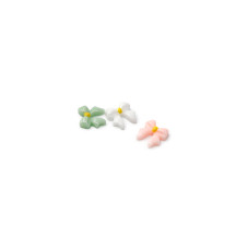 3D volumetric figures for manicure, set (bows and flowers of different colors)