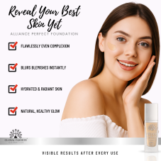Alliance Perfect Foundation, Global Fashion, L023, Golden Tan Alliance Perfect Foundation, Global Fashion, L023, Golden Tan