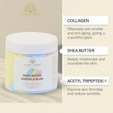 Moisturising Body Oil, Global Fashion, Body Butter Soothe & Glow, 200 g Moisturising Body Oil, Global Fashion, Body Butter Soothe & Glow, 200 g