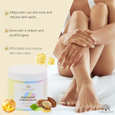 Moisturising Body Oil, Global Fashion, Body Butter Soothe & Glow, 200 g Moisturising Body Oil, Global Fashion, Body Butter Soothe & Glow, 200 g
