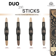 Duo 2in1 Stick for Face, Concealer + Corrector, Global Fashion, GC01