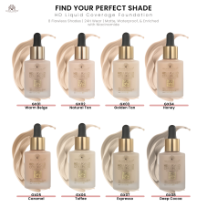 Тональная основа, Global Fashion HD Liquid Coverage Foundation, 30ml, GX01, Warm Beige Тональная основа, Global Fashion HD Liquid Coverage Foundation, 30ml, GX01, Warm Beige