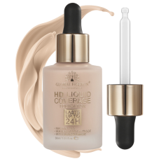 Тональная основа, Global Fashion HD Liquid Coverage Foundation, 30ml, GX01, Warm Beige Тональная основа, Global Fashion HD Liquid Coverage Foundation, 30ml, GX01, Warm Beige