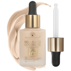 Тональная основа, Global Fashion HD Liquid Coverage Foundation, 30ml, GX03, Golden Tan Тональная основа, Global Fashion HD Liquid Coverage Foundation, 30ml, GX03, Golden Tan