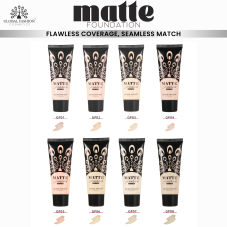 Matte Foundation, Global Fashion, GP05, Caramel