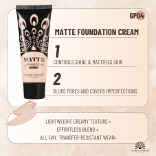 Тональна основа, Matte Foundation Global Fashion, GP04, Honey
