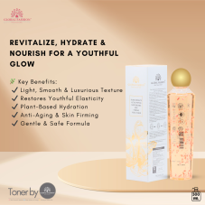 Toner with Plant Extracts, Active Peptides, Moisturising and Firming, Global Fashion, Petal Toner