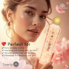 Toner with Plant Extracts, Active Peptides, Moisturising and Firming, Global Fashion, Petal Toner