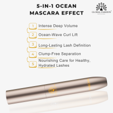 Mascara, Global Fashion, Ocean Dense Mascara, Black, GM1 Mascara, Global Fashion, Ocean Dense Mascara, Black, GM1